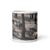 Single File Wild Pigs - Glossy mug